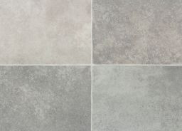 PVC SILVERTEX Zala 710M – čtvercový dekor dlažby šedého betonu