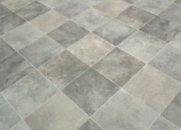 PVC SILVERTEX Zala 710M – čtvercový dekor dlažby šedého betonu