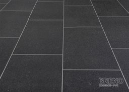 PVC SMARTEX Kent 909E – černé dlaždice