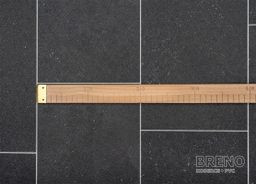 PVC SMARTEX Kent 909E – čierne dlaždice