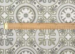 PVC SMARTEX Lagos 509M – ornamentálne dlaždice do zelena