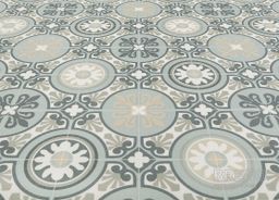 PVC SMARTEX Lagos 710M – sivé ornamentálne dlaždice