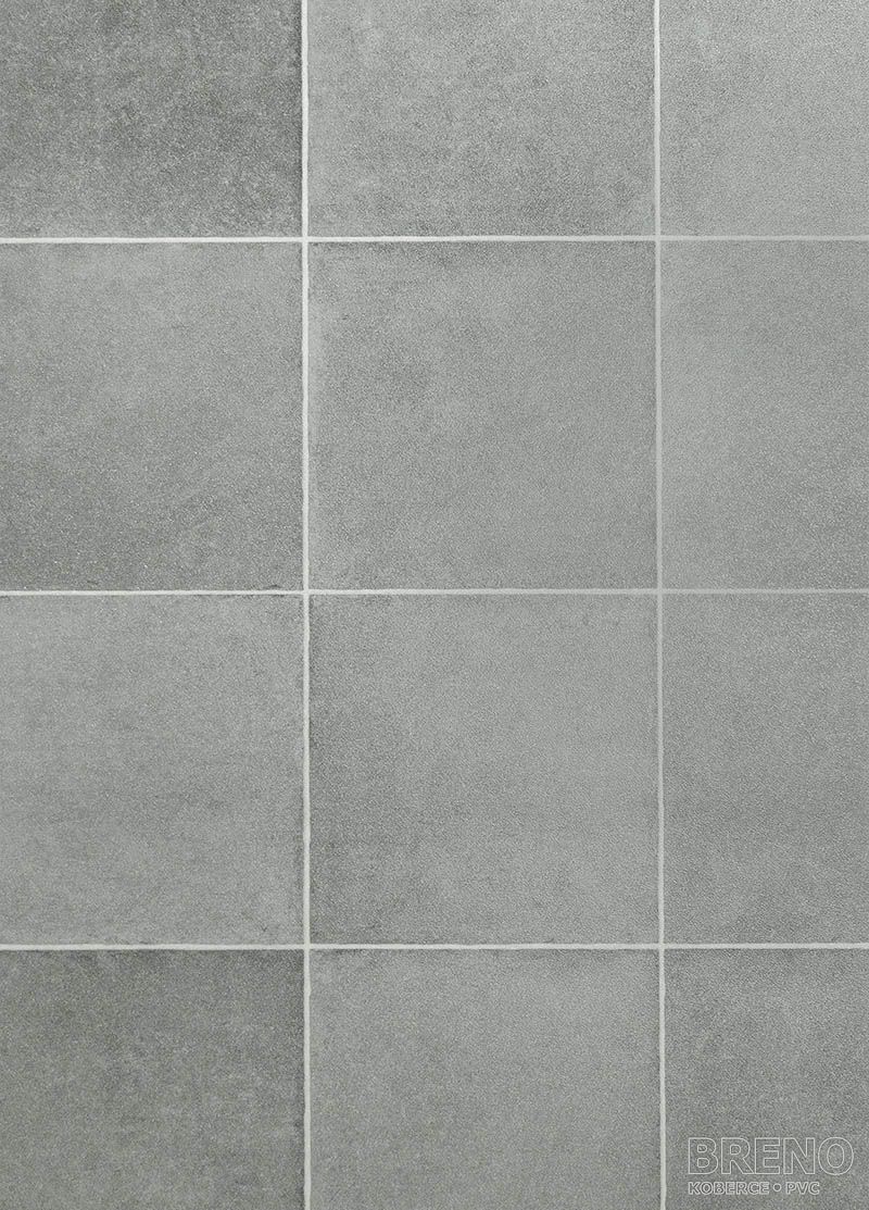 PVC SMARTEX London 970M – sivé betonové dlaždice