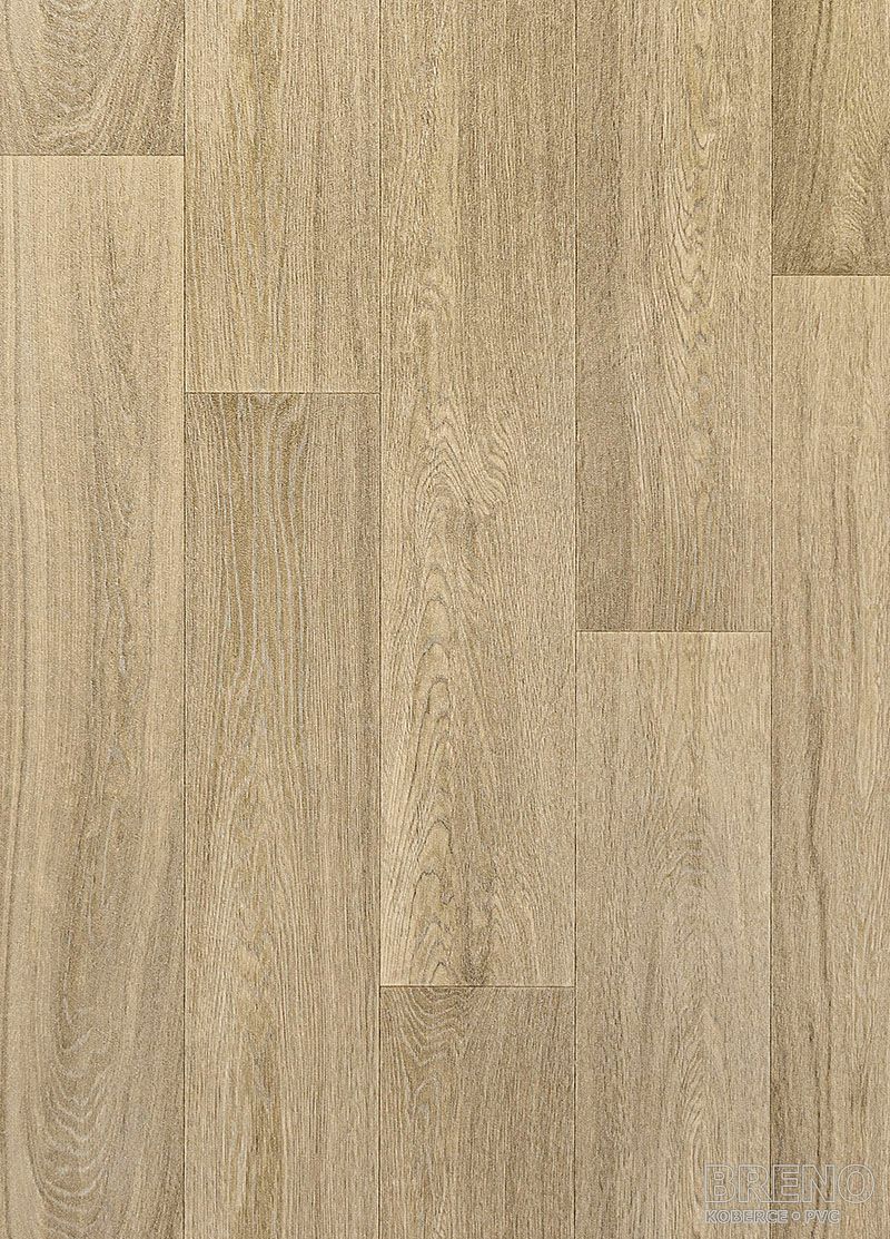 PVC SMARTEX Pure Oak 160M – světlé neutrální dřevo