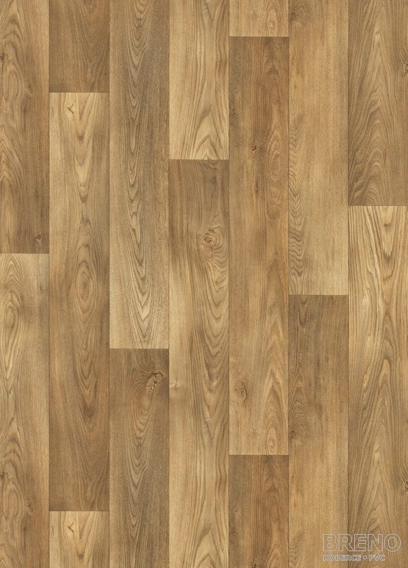 PVC SMARTEX Sugar Oak 634D - tmavé dřevo