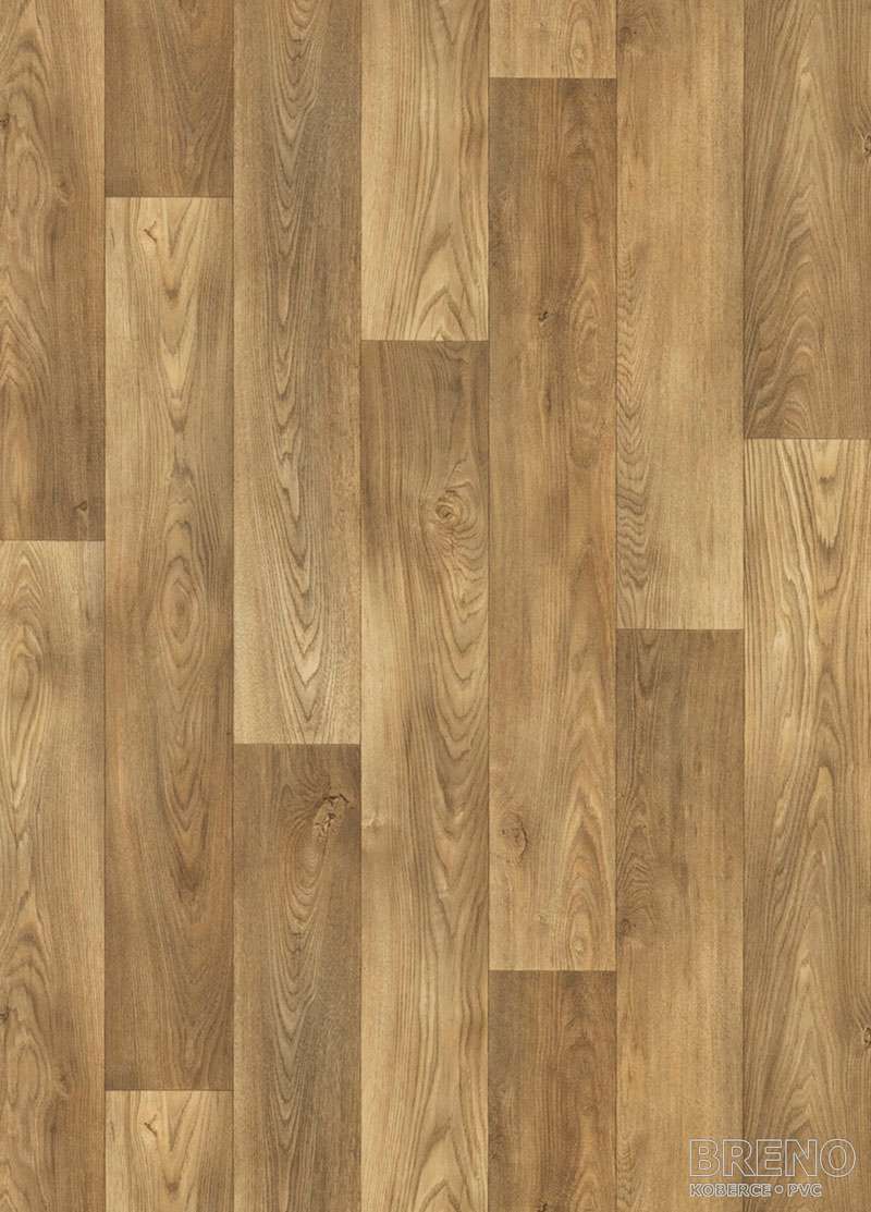 PVC SMARTEX Sugar Oak 634D - tmavé dřevo