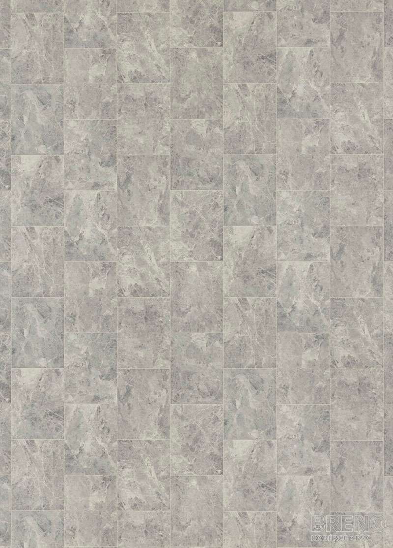 PVC SUPERTEX Balmani 592 – šedá mramorová dlažba
