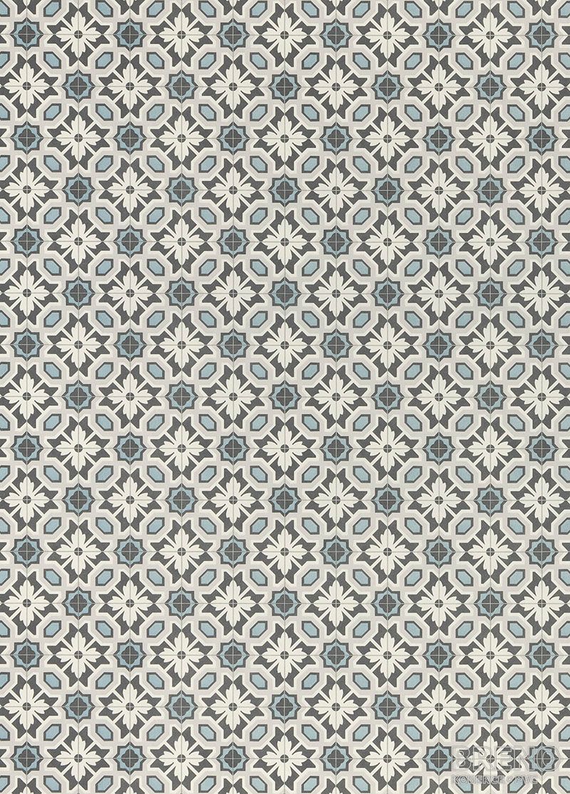 PVC SUPERTEX Eleanor 596 – ornamentální dlažba