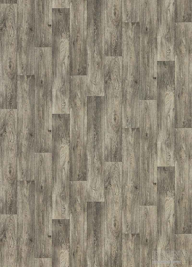 PVC TOPTEX Aged Oak 967M – tmavý dekor dřeva s patinou
