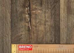PVC TOPTEX Cracked Oak 693D – tmavohnedé drevo