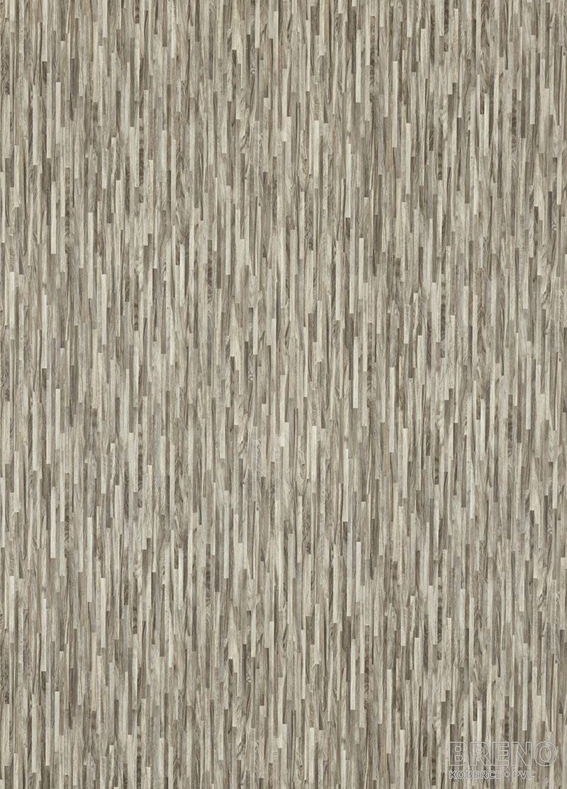 PVC TOPTEX Line Oak 906L - lineárna drevená sivá mozaika
