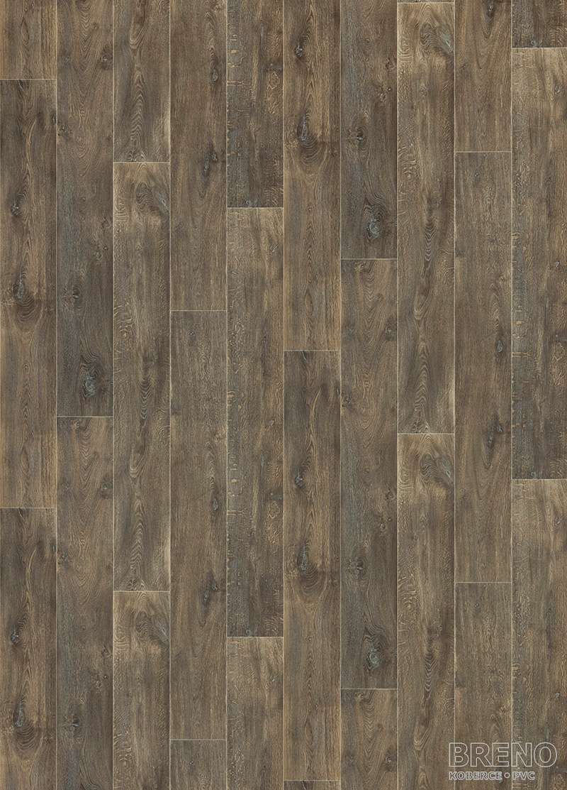PVC TOPTEX Texas Oak 620D – tmavo hnedé drevo