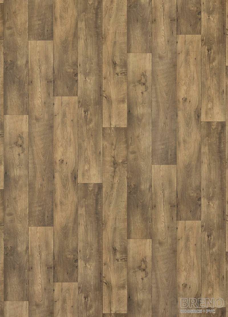 PVC TOPTEX Valley Oak 639M – hnědé dřevo