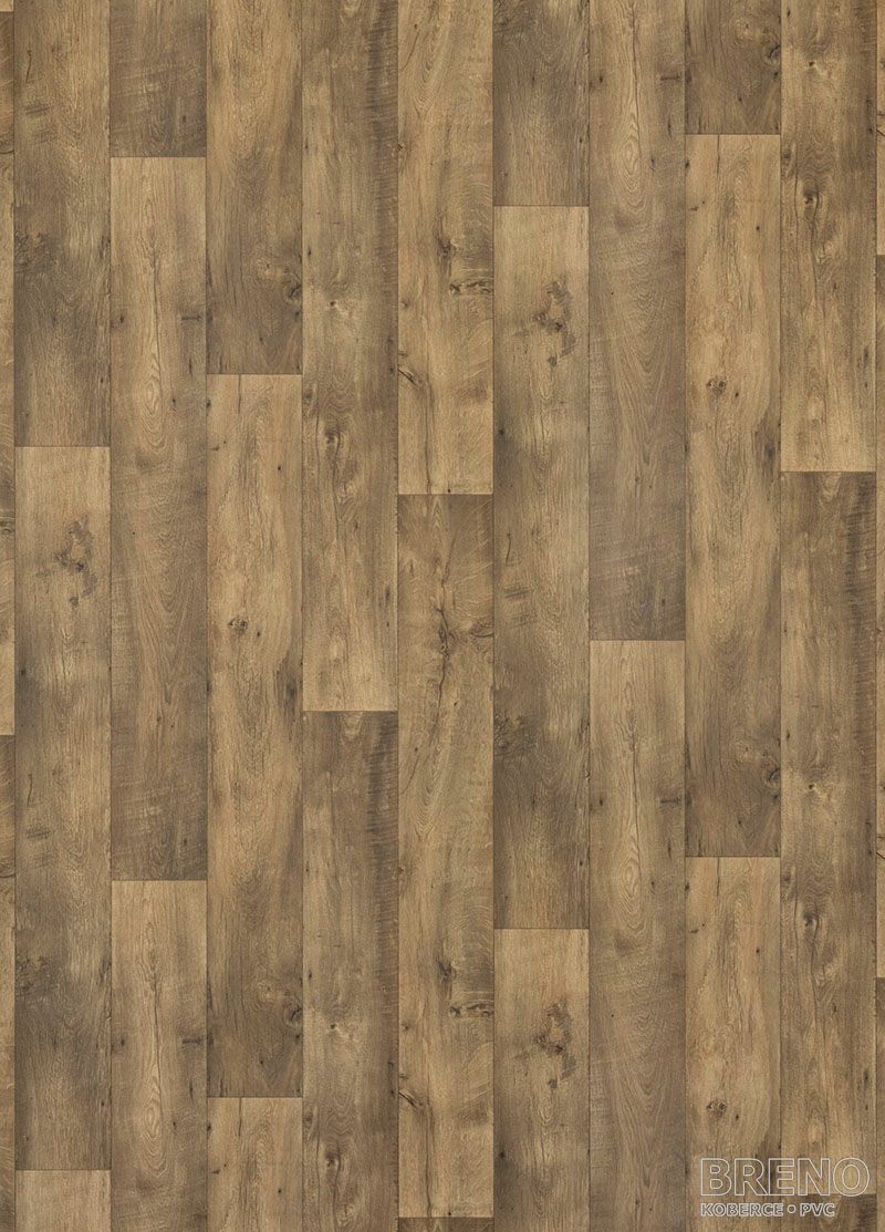 PVC TOPTEX Valley Oak 639M – teplé hnědé dřevo
