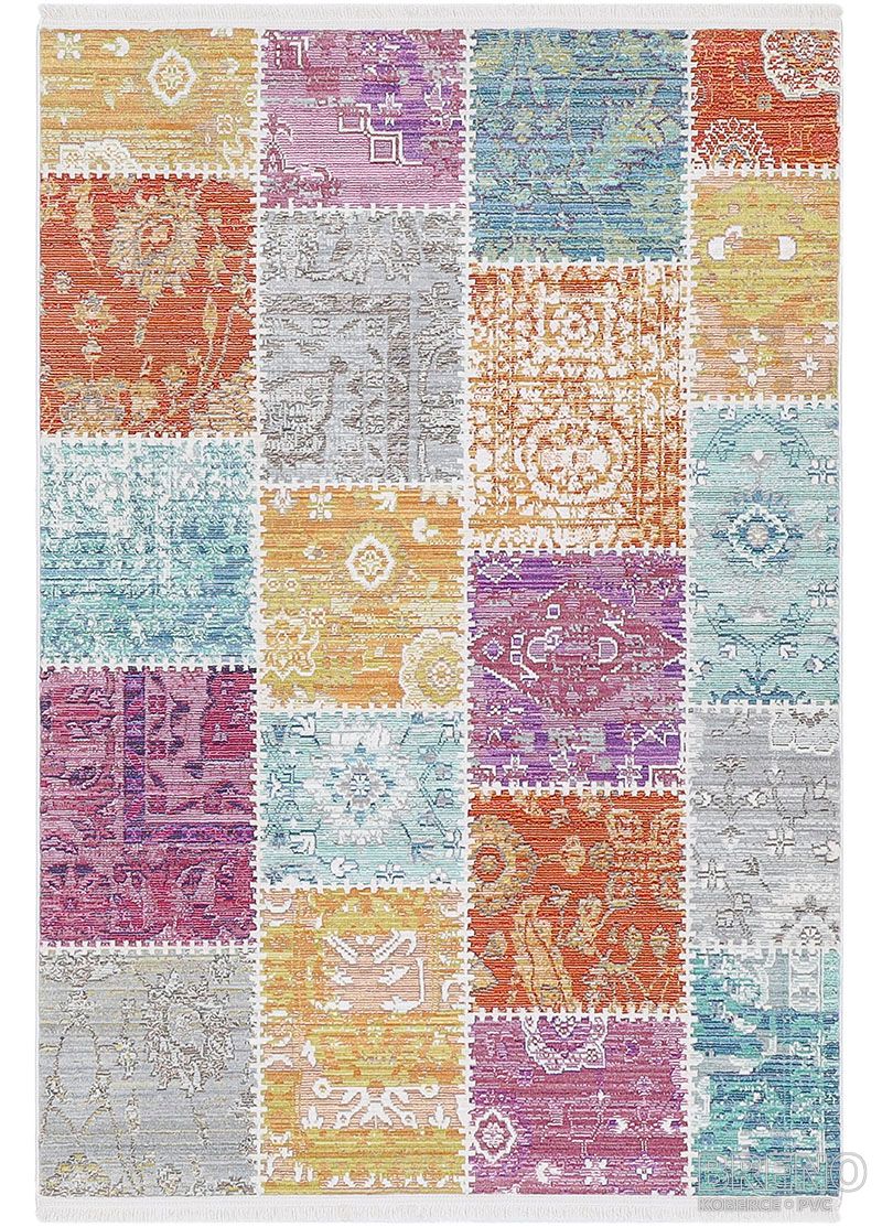 Kusový koberec QUANTUM 1807 Patchwork