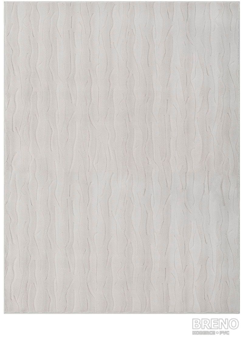 Kusový koberec RABBIT WAVES light grey