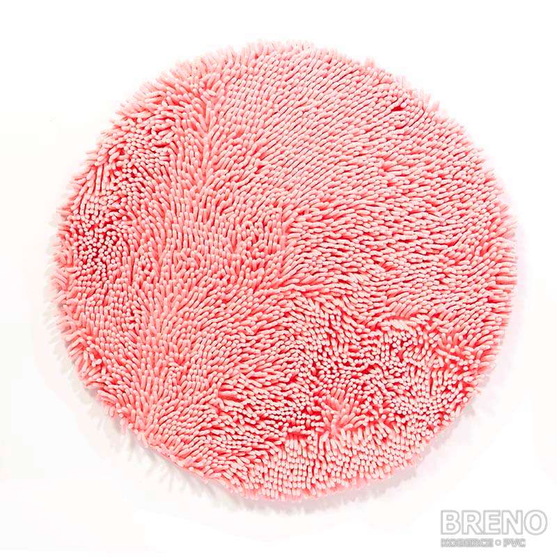 Koupelnová předložka RASTA MICRO kruh - pink