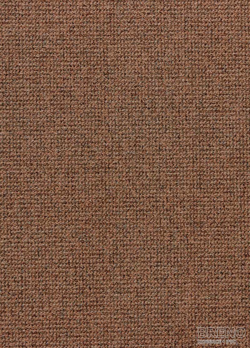 Metrážový koberec RE-TWEED 64 oranžový