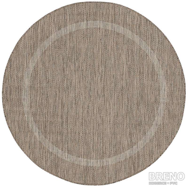 Kusový koberec RELAX kruh 4311 Brown