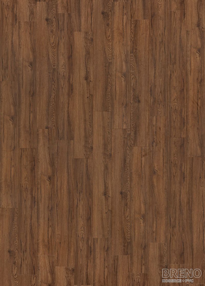 Vinylová podlaha RIGID PLUS SPC Click - HIF 1733 tmavé hnedé drevo s červeným nádychom