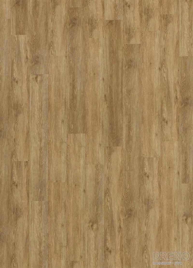 Vinylová podlaha RIGID PLUS SPC Click - HIF 20507 teplé hnědé dřevo se zlatým tónem