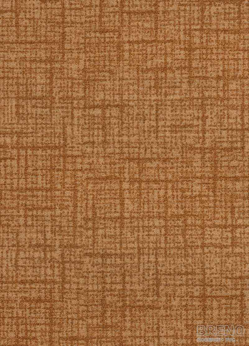 Metrážový koberec RIVAGE 84 oranžový