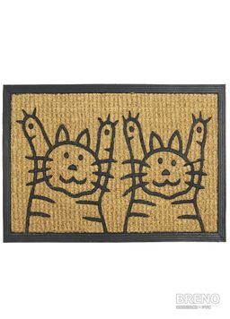 Rohožka 2 mačky