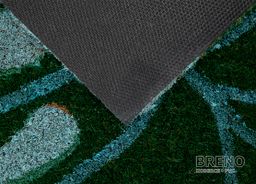 Rohožka BILBAO 702/coir mátově zelená s monsterou