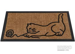 Rohožka kočka s klubíčkem