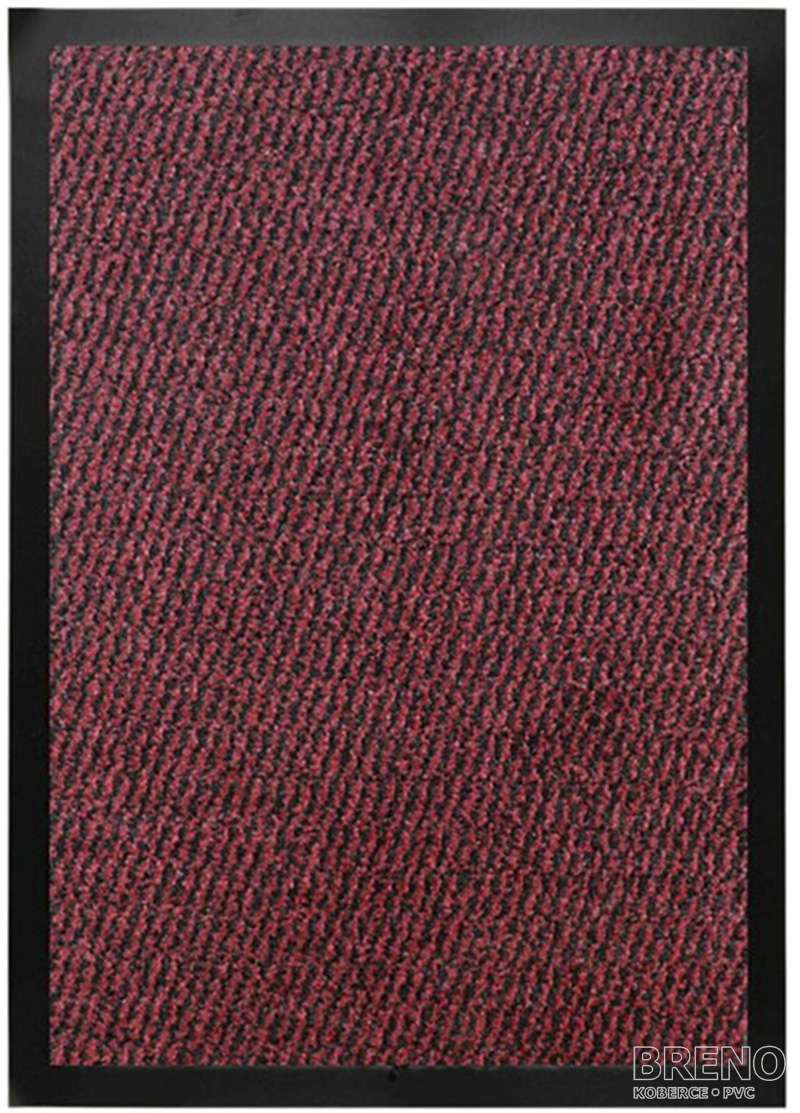 Rohožka LEYLA 40 PVC lem červená