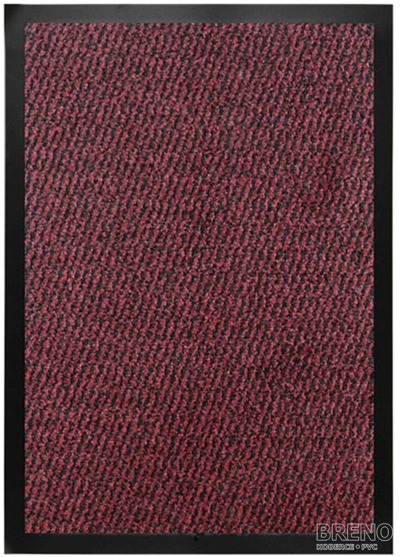 Rohožka LEYLA 40 PVC lem červená