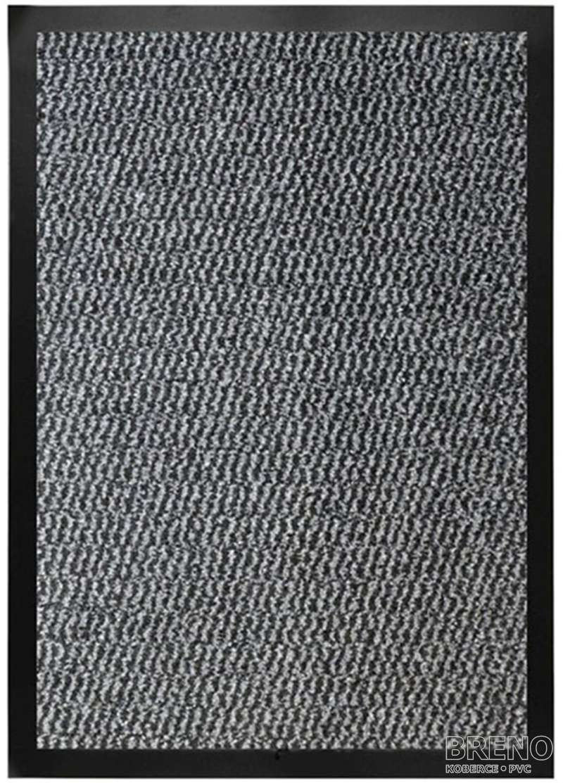 Rohožka LEYLA 51 PVC lem černá