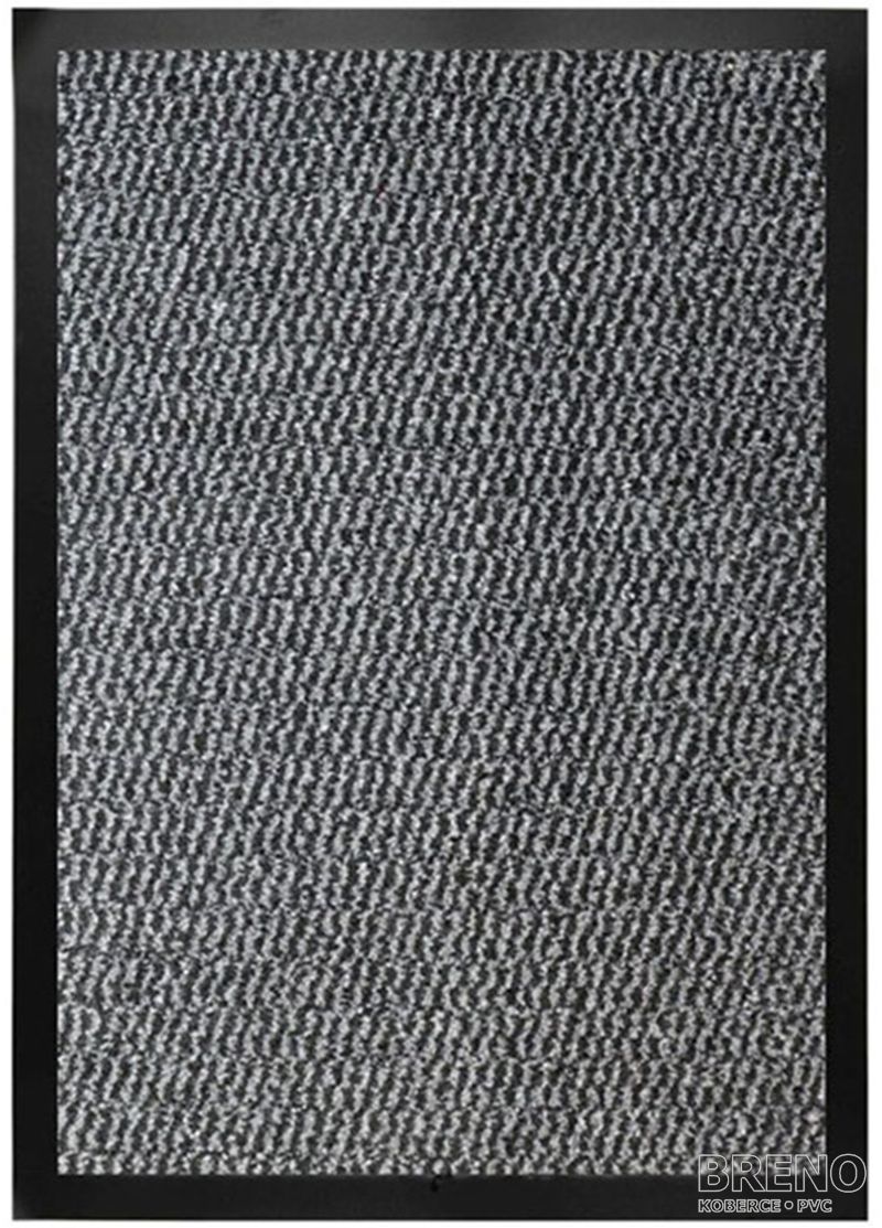 Rohožka LEYLA 51 PVC lem čierna