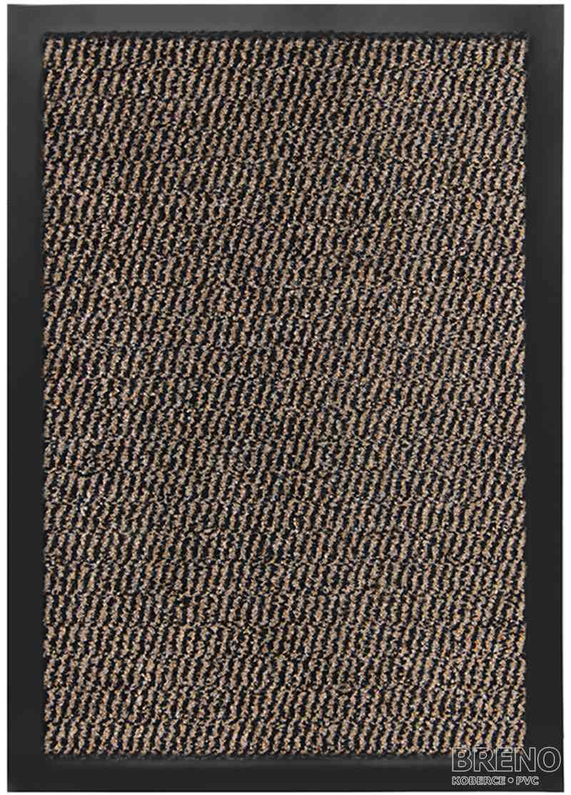 Rohožka LEYLA 60 PVC lem hnědá