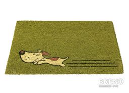 Rohožka světle zelený pes