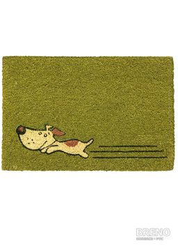 Rohožka svetlo zelený pes