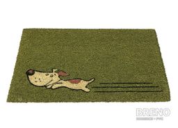 Rohožka tmavě zelený pes