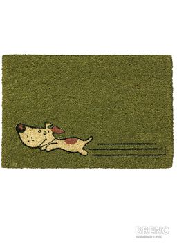 Rohožka tmavo zelený pes