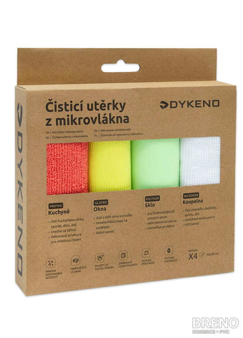 Sada mikroutěrek do domácnosti