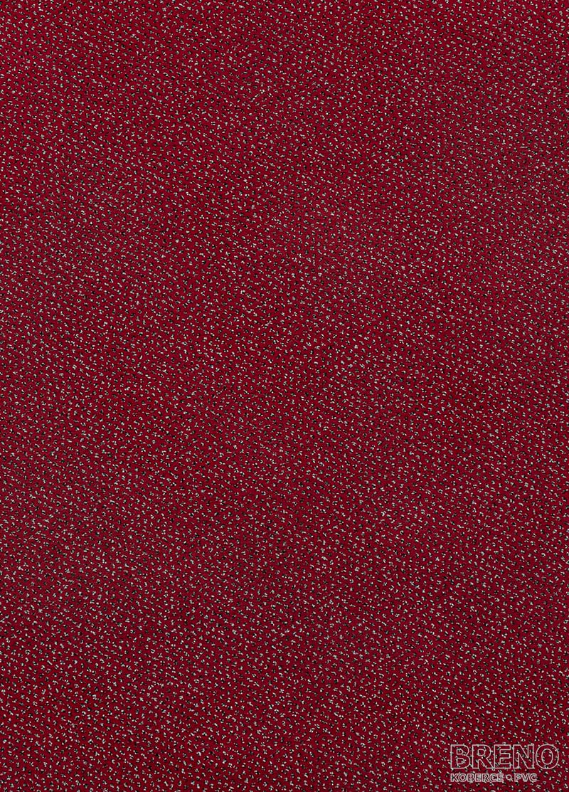 Metrážový koberec SATURNUS 15 červený
