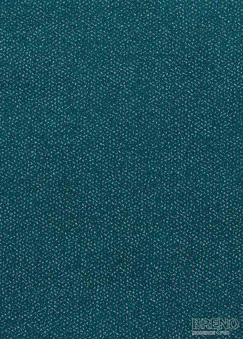 Metrážový koberec SATURNUS 43 tyrkysový