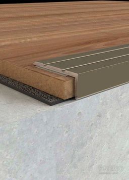 Schodová hrana B-Line bronz - samolepiaci