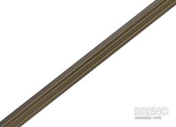 Schodová hrana B-Line bronz - samolepiaci