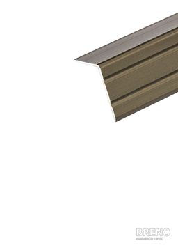 Schodová hrana B-Line bronz - samolepicí