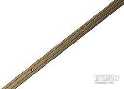 Schodová hrana B-Line bronz - vrtaná