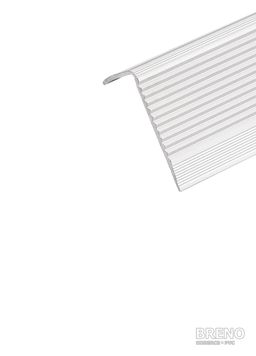 Schodová hrana B-Line vrtaná - stříbro