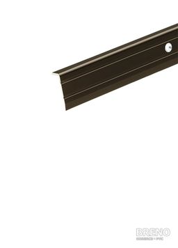 Schodová hrana bronz - vŕtaná