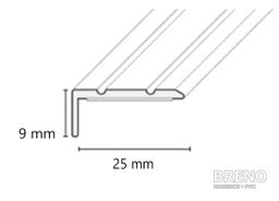 Schodová hrana buk - samolepicí