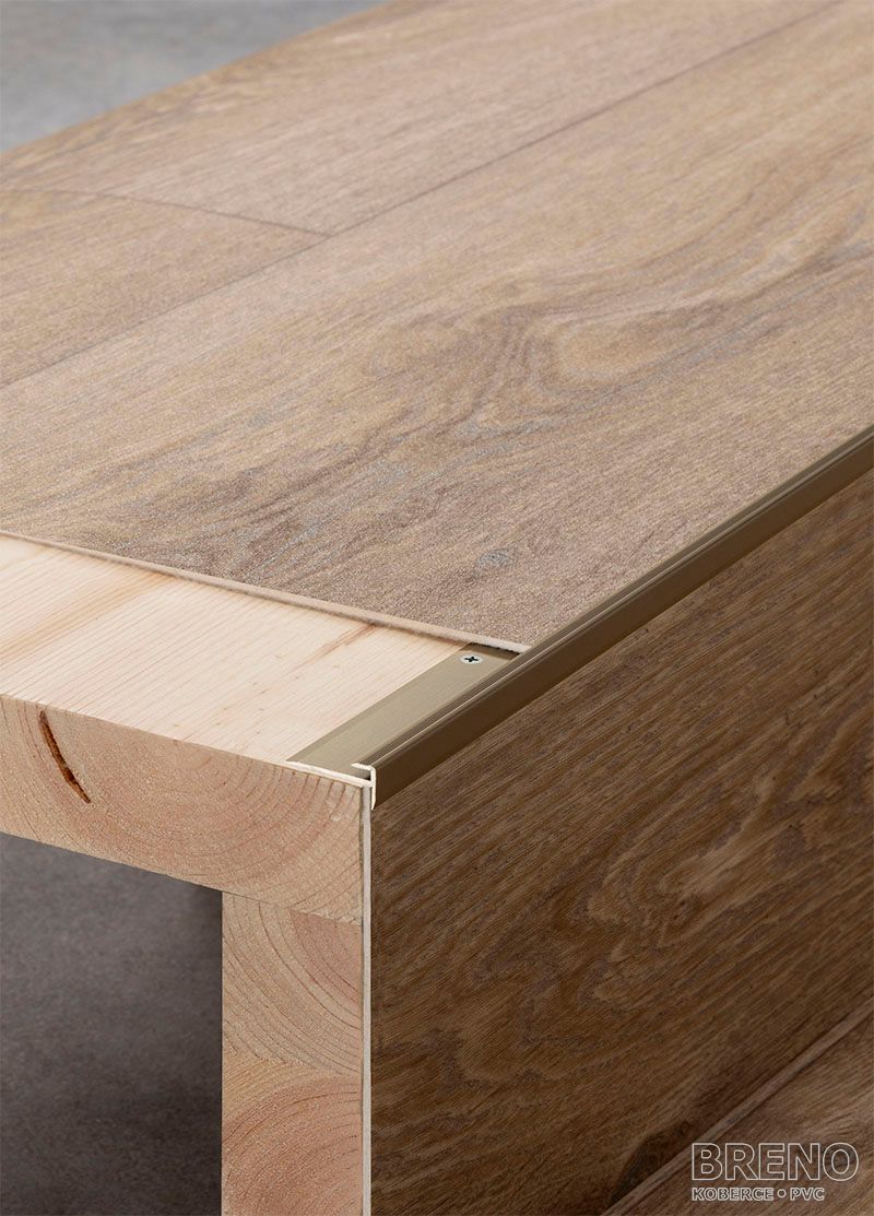 Schodová hrana DP30 bronz mat - vrtaná