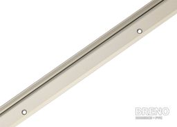 Schodová hrana DP30 champagne mat - vrtaná